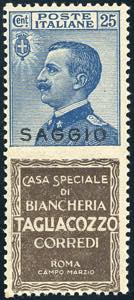 1924 - 25 cent. Tagliacozzo (8), ... 