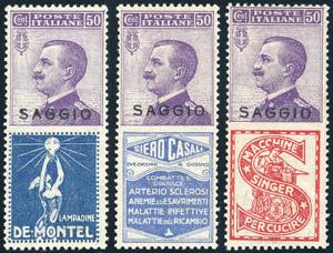 1924 - 50 cent. De Montel, 50 cent. Siero ... 