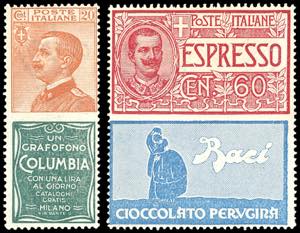 1925 - Non emessi, serie completa (20/21), ... 