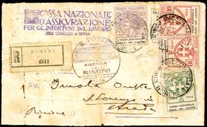 CASSA NAZIONALE ASSIC INF. LAVORO 1924 - 5 ... 