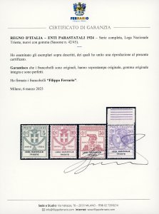 LEGA NAZIONALE TRIESTE 1924 - ... 