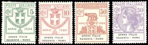 OPERA ITALIA REDENTA-ROMA 1924 - Serie ... 
