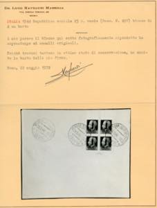 1944 - 25 cent. soprastampato ... 