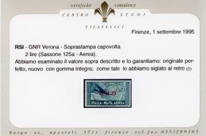 1944 - Soprastampa G.N.R. di ... 