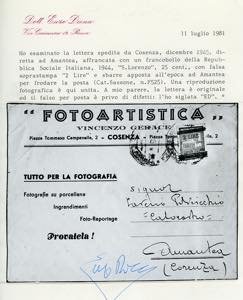 1945 - 2 lire su 25 cent. verde, ... 