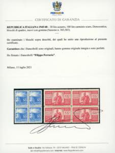 1945/48 - Democratica (543/565), ... 