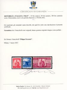 1945/48 - Democratica, serie ... 