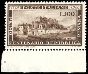 1949 - 100 lire Romana (600), bordo di ... 