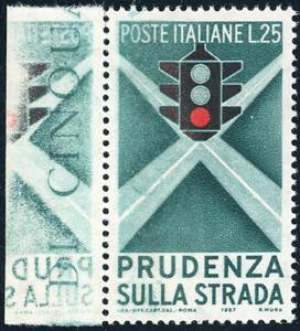 1957 - 25 lire Educazione stradale (815), ... 