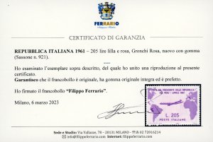 1961 - 205 lire Gronchi rosa ... 