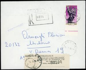 1975 - 180 lire Anno Santo (1288), bordo di ... 