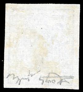 1850 - 45 cent. celeste, I tipo, ... 