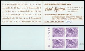 1957 - Libretto Vend System, XXXV Fiera di ... 