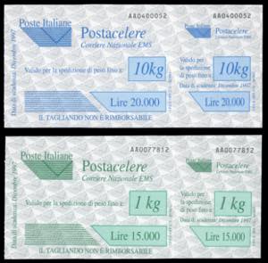 1997/98 - Otto esemplari, senza e ... 