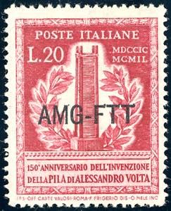 1949 - 20 lire Volta, filigrana ruota del II ... 