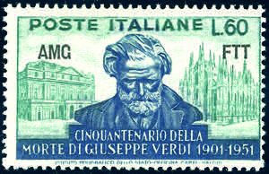 1951 - 60 lire Verdi (137), dent. 14 x 13 ... 