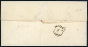 1858 - 10 cent. nero grigio, carta ... 