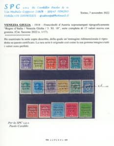 VENEZIA GIULIA 1918 - Prima ... 
