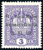 VENEZIA GIULIA 1918 - 3 h. soprastampato, ... 