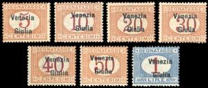 VENEZIA GIULIA SEGNATASSE 1918 - Serie ... 