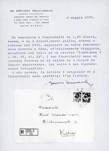 LUBIANA 1941 - 4 d. doppia ... 