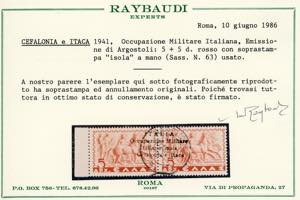 EMISSIONI DI ARGOSTOLI 1941 - ... 