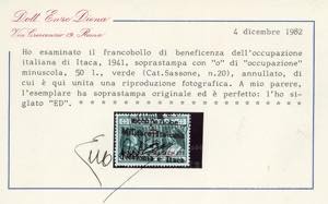 EMISSIONI DI ITACA 1941 - 50 l. ... 