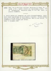 EMISSIONI DI ITACA 1941 - 50 l. ... 