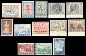 CORFU 1941 - Mitologia soprastampati, serie ... 