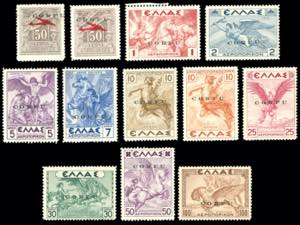 CORFU POSTA AEREA 1941 - Soprastampati, ... 