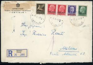 MONTENEGRO 1942 - 25 cent., 50 cent., 75 ... 