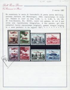 MONTENEGRO POSTA AEREA 1942 - ... 