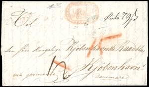 NAPOLI-DANIMARCA 1845 - Lettera ... 
