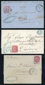 ALESSANDRIA DEGITTO 1866/74 - Tre lettere ... 