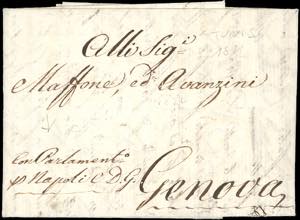 TUNISI 1811 - Lettera senza segni di posta ... 