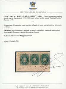 LA GOLETTA 1889 - 5 cent. Stemma, ... 