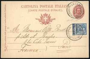 LA CANEA 1901 - 1 piastra su 25 cent. (2), ... 