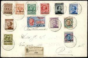 LA CANEA 1914 - Busta raccomandata per ... 