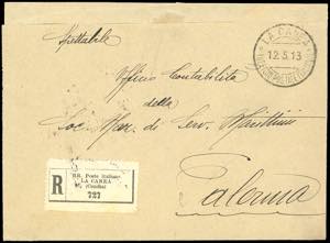 LA CANEA 1913 - 45 cent. Floreale, ... 