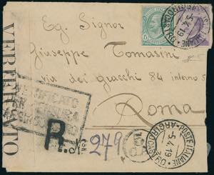 ALBANIA-ARGIROCASTRO 1919 - 5 cent. Leoni, ... 