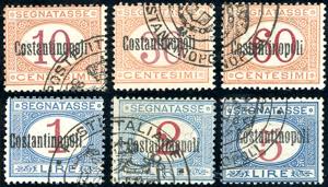 COSTANTINOPOLI SEGNATASSE 1922 - ... 