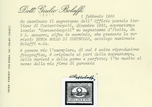 COSTANTINOPOLI SEGNATASSE 1922 - ... 