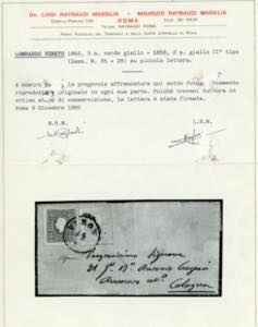 1863 - 2 soldi giallo, II tipo, 3 ... 