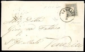 1861 - 3 soldi grigio, II tipo (29b), ... 
