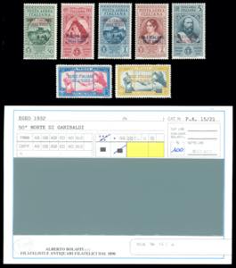 POSTA AEREA 1932 - Garibaldi, ... 