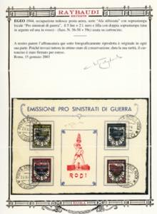 OCCUPAZIONE TEDESCA EGEO POSTA ... 