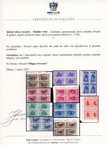 NISIRO 1932 - Garibaldi, serie ... 