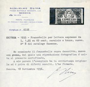ESPRESSI 1935 - 1,25 lire su 60 ... 
