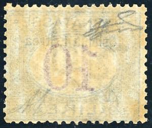 SEGNATASSE 1903 - 10 lire azzurro ... 