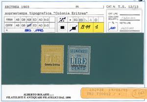 SEGNATASSE 1903 - 50 e 100 lire ... 